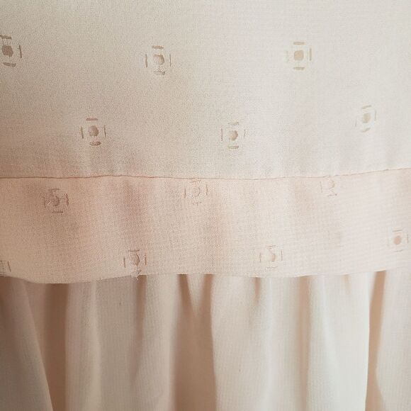 1. STATE peach semi sheer sleeveless  blouse - Picture 7 of 8